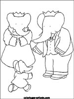 Coloriages d'éléphants