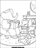 Coloriages d'éléphants