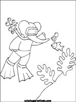 Coloriages d'&eacute;l&eacute;phants