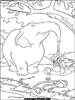 Coloriages d'éléphants