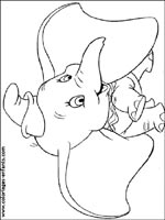 Coloriages d'&eacute;l&eacute;phants