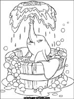 Coloriages d'&eacute;l&eacute;phants