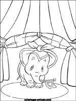 Coloriages d'&eacute;l&eacute;phants