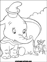 Coloriages d'&eacute;l&eacute;phants