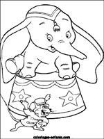Coloriages d'&eacute;l&eacute;phants