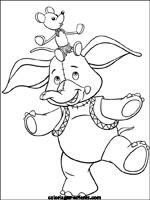 Coloriages d'&eacute;l&eacute;phants