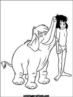 Coloriages d'&eacute;l&eacute;phants