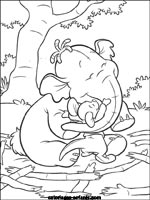Coloriages d'&eacute;l&eacute;phants