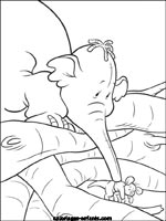 Coloriages d'&eacute;l&eacute;phants
