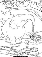 Coloriages d'éléphants