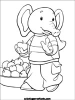 Coloriages d'éléphants