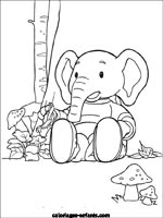 Coloriages d'éléphants