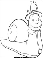 Coloriages d'escargots