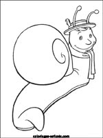 Coloriages d'escargots