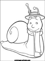 Coloriages d'escargots