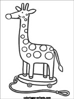 Coloriages de girafes