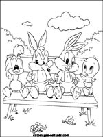 Coloriages de lapins