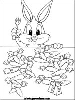 Coloriages de lapins