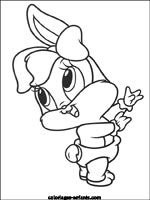 Coloriages de lapins
