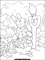 Coloriages de lapins