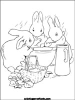 Coloriages de lapins