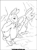 Coloriages de lapins