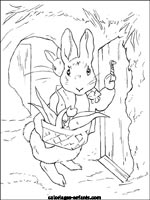 Coloriages de lapins