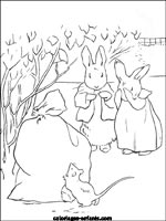 Coloriages de lapins