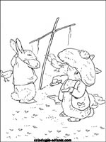 Coloriages de lapins