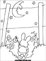 Coloriages de lapins