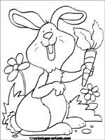 Coloriages de lapins