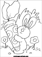 Coloriages de lapins