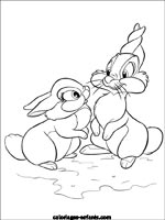 Coloriages de lapins