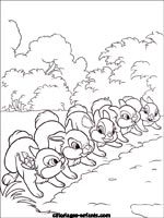 Coloriages de lapins