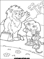 Coloriages de lions