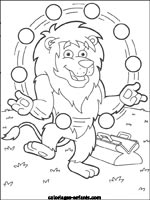 Coloriages de lions