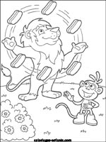 Coloriages de lions