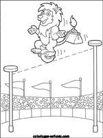 Coloriages de lions