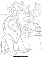 Coloriages de lions
