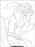 Coloriages de lions