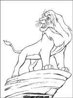 Coloriages de lions