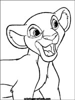 Coloriages de lions