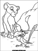 Coloriages de lions