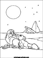 Coloriages de lions