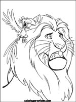 Coloriages de lions