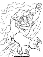 Coloriages de lions