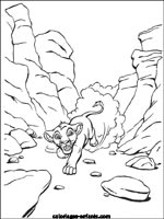 Coloriages de lions