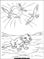 Coloriages de lions