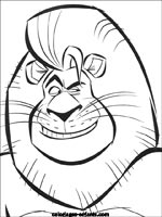 Coloriages de lions
