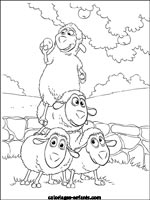 Coloriages de moutons